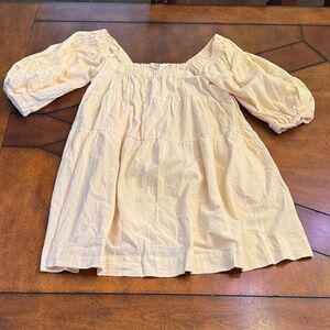 Mustard Seed Cream Textured Top